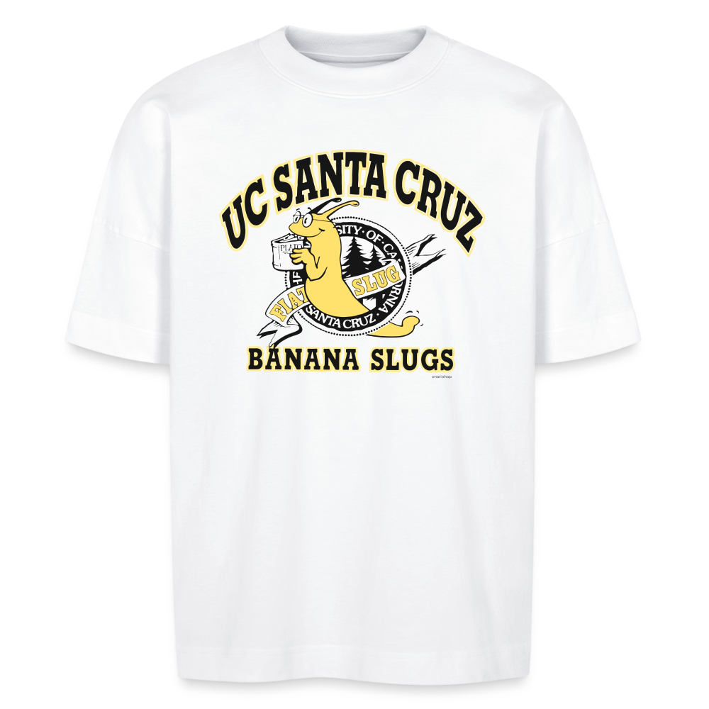 Vincent UC Santa Cruz Banana Slugs - Pulp Fiction - T-shirt bio oversize Unisexe - blanc
