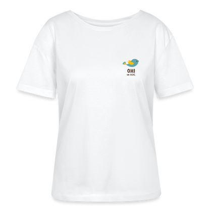 T-shirt bio Femme : Oh! un oisal - blanc