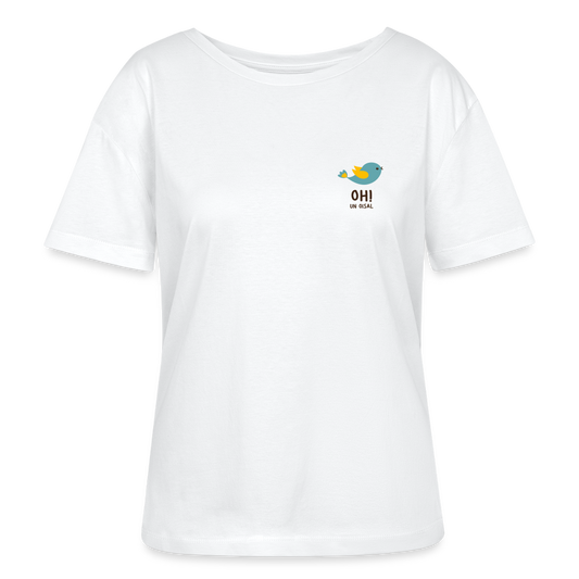 T-shirt bio Femme : Oh! un oisal - blanc