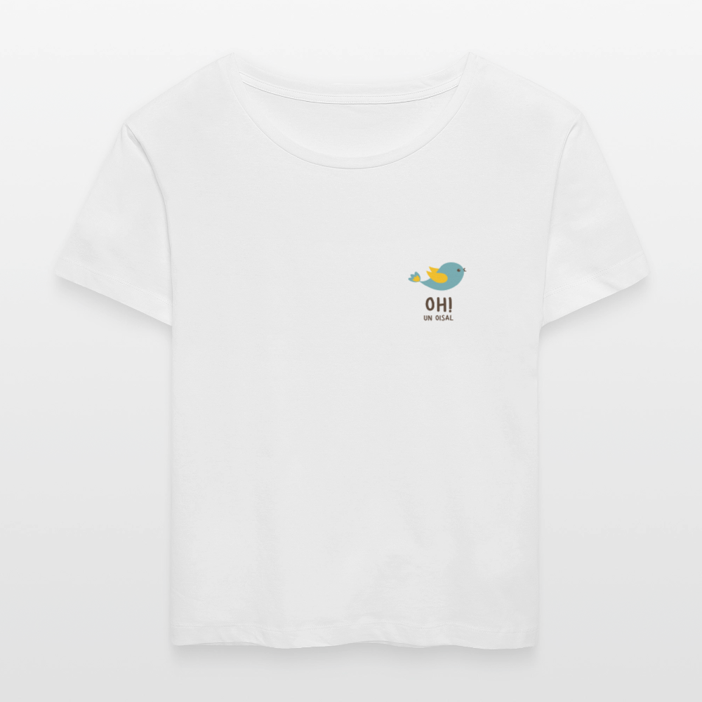 T-shirt bio Femme : Oh! un oisal - blanc
