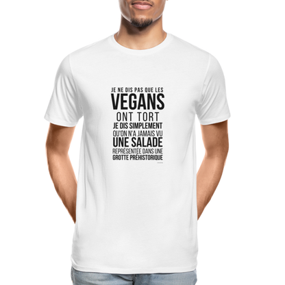 T-shirt VEGANS Homme - blanc