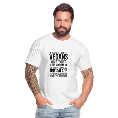 T-shirt VEGANS Homme - blanc