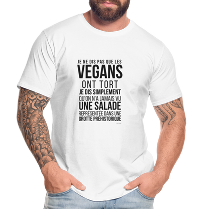 T-shirt VEGANS Homme - blanc