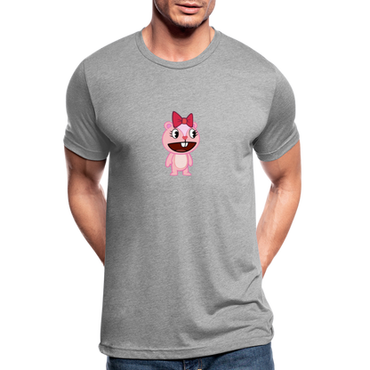 Giggles - Happy Tree Friends - T-shirt chiné Bella + Canvas Unisexe - gris chiné