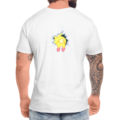 Cuddles dans un mur - Happy Tree Friends - T-shirt bio Premium Homme - blanc