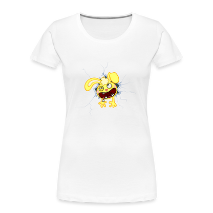 Cuddles dans un mur - Happy Tree Friends - T-shirt bio Femme - blanc