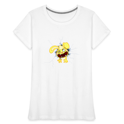 Cuddles dans un mur - Happy Tree Friends - T-shirt bio Femme - blanc