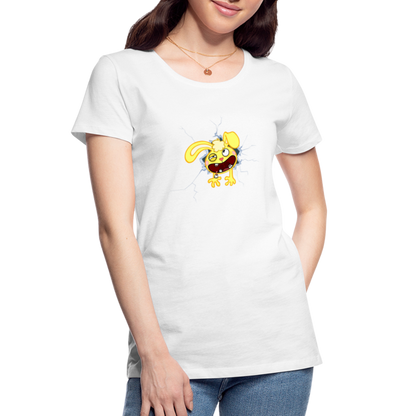 Cuddles dans un mur - Happy Tree Friends - T-shirt bio Femme - blanc