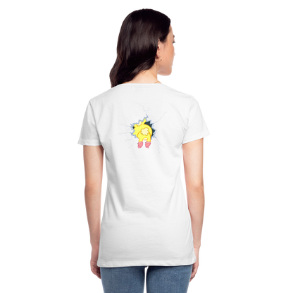 Cuddles dans un mur - Happy Tree Friends - T-shirt bio Femme - blanc