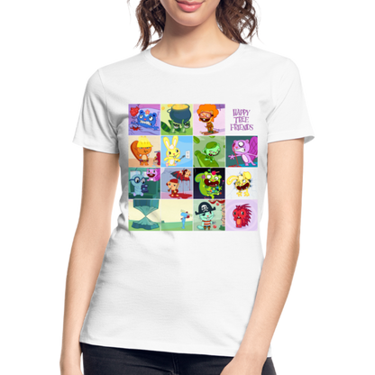 Happy Tree Friends - T-shirt bio Femme - blanc