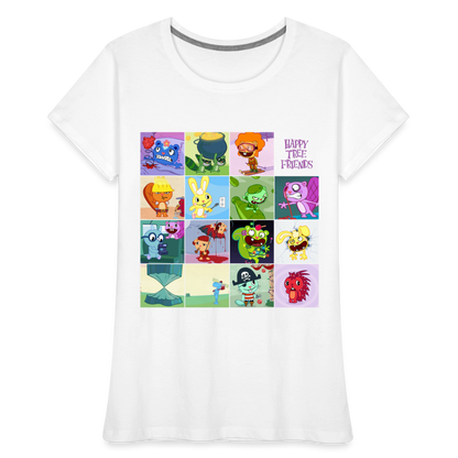 Happy Tree Friends - T-shirt bio Femme - blanc