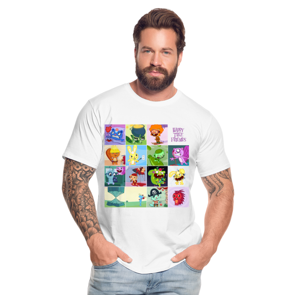 Happy Tree Friends - T-shirt bio Homme - blanc