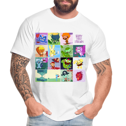 Happy Tree Friends - T-shirt bio Homme - blanc